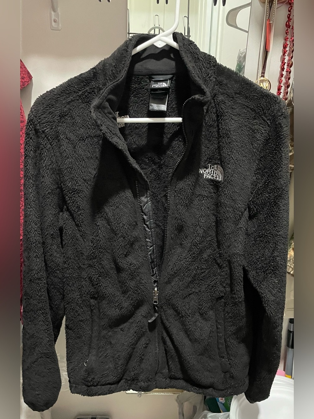 The North Face Black Teddy Fleece Zip Jacket